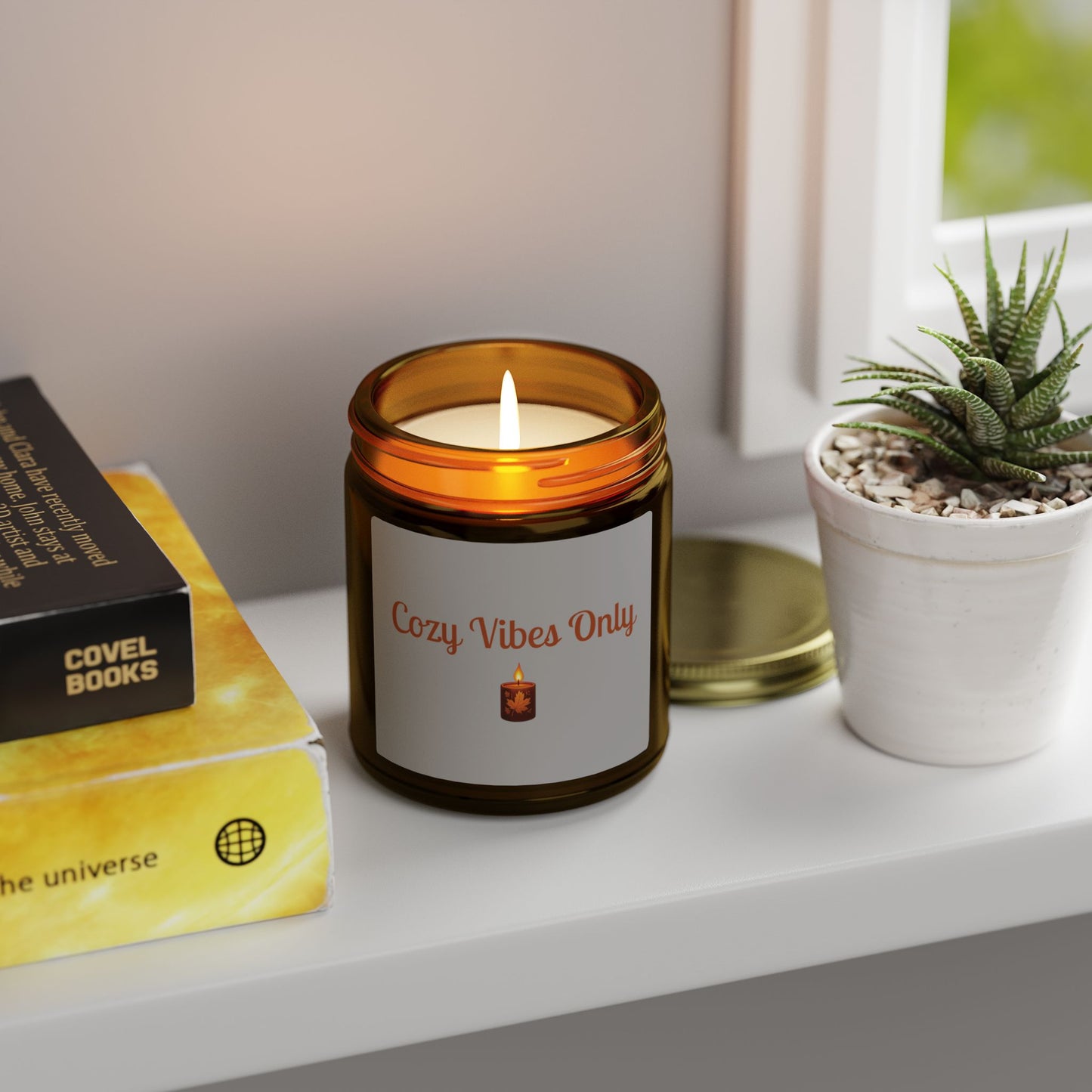 Cozy Vibes Scented Candles | Aromatherapy Gift, Home Decor, Relaxation, Eco-Friendly, Self-Care, Cozy Home