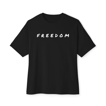 Freedom & Faith Unisex Oversized Tee, Summer Vibes Tee, Casual Gift, Patriotic Apparel, Faith-Based Outfit