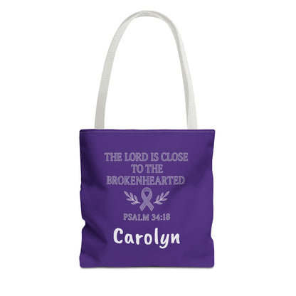 Inspirational Tote Bag, Meaningful Gift for Healing, Supportive Message, Versatile Use, Great for Christian Gifts