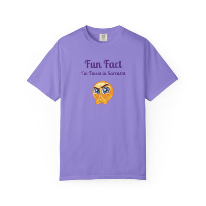 Unisex Sarcastic T-Shirt | Fun Fact I'm Fluent in Sarcasm | Gift for Sarcasm Lovers, Casual Wear, Humor Apparel, Sarcastic Quotes, [...]