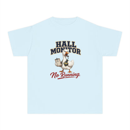 Hall Monitor Goose No Running Tee | Kids school safety shirt