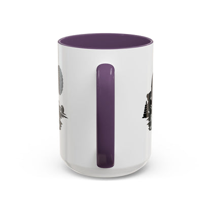 Raising Kids and Reading Crime Mug | Accent Coffee Mug