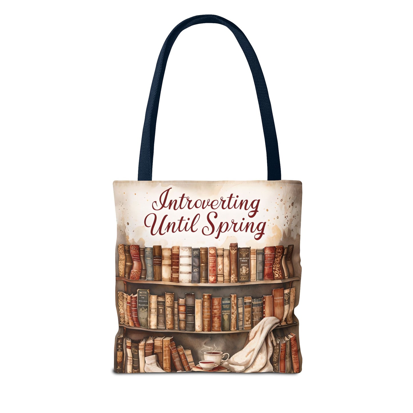 Introvert Tote Bag - Book Lover's Accessory, Everyday Use, Literary Gift, Spring Vibes, Book Club Essentials
