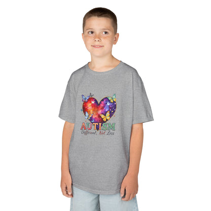 Autism Puzzle Heart Kids Tee | Different Not Less