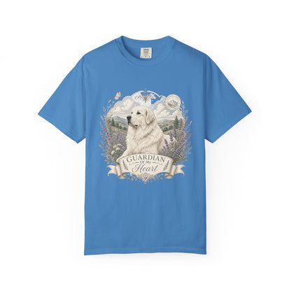 Great Pyrenees Guardian of My Heart T-Shirt | Mountain Dog Illustration