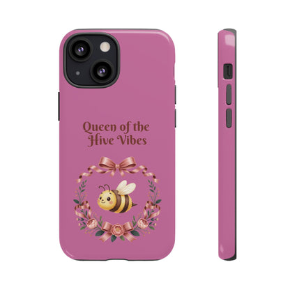 Queen of the Hive Bee Phone Case | Cute Floral Bee iPhone Case