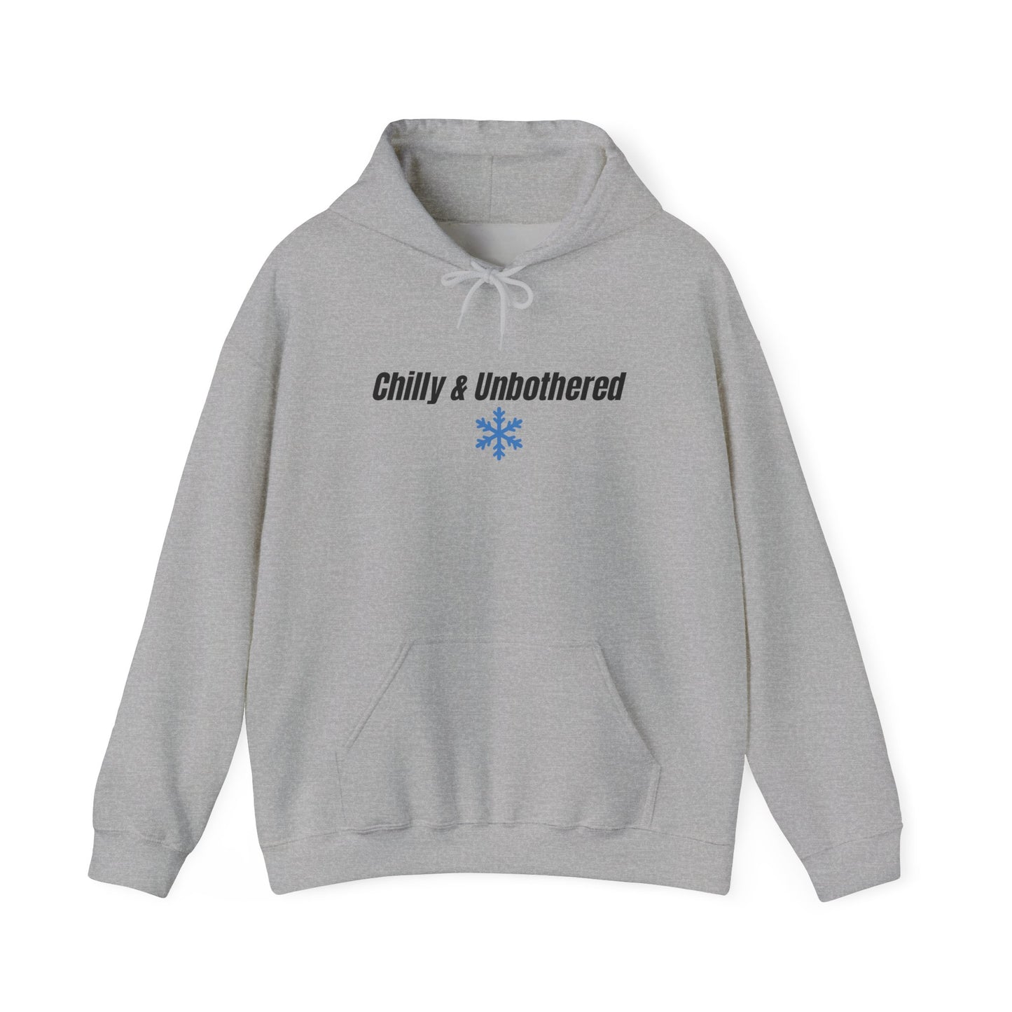 Chilly & Unbothered hoodie | Snowflake graphic sweatshirt