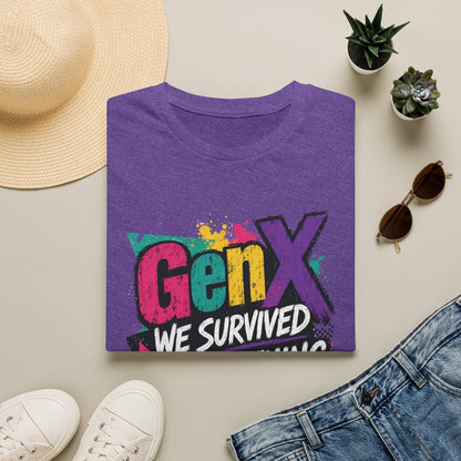 Gen X We Survived Everything T-Shirt | 90s Retro Graphic Tee