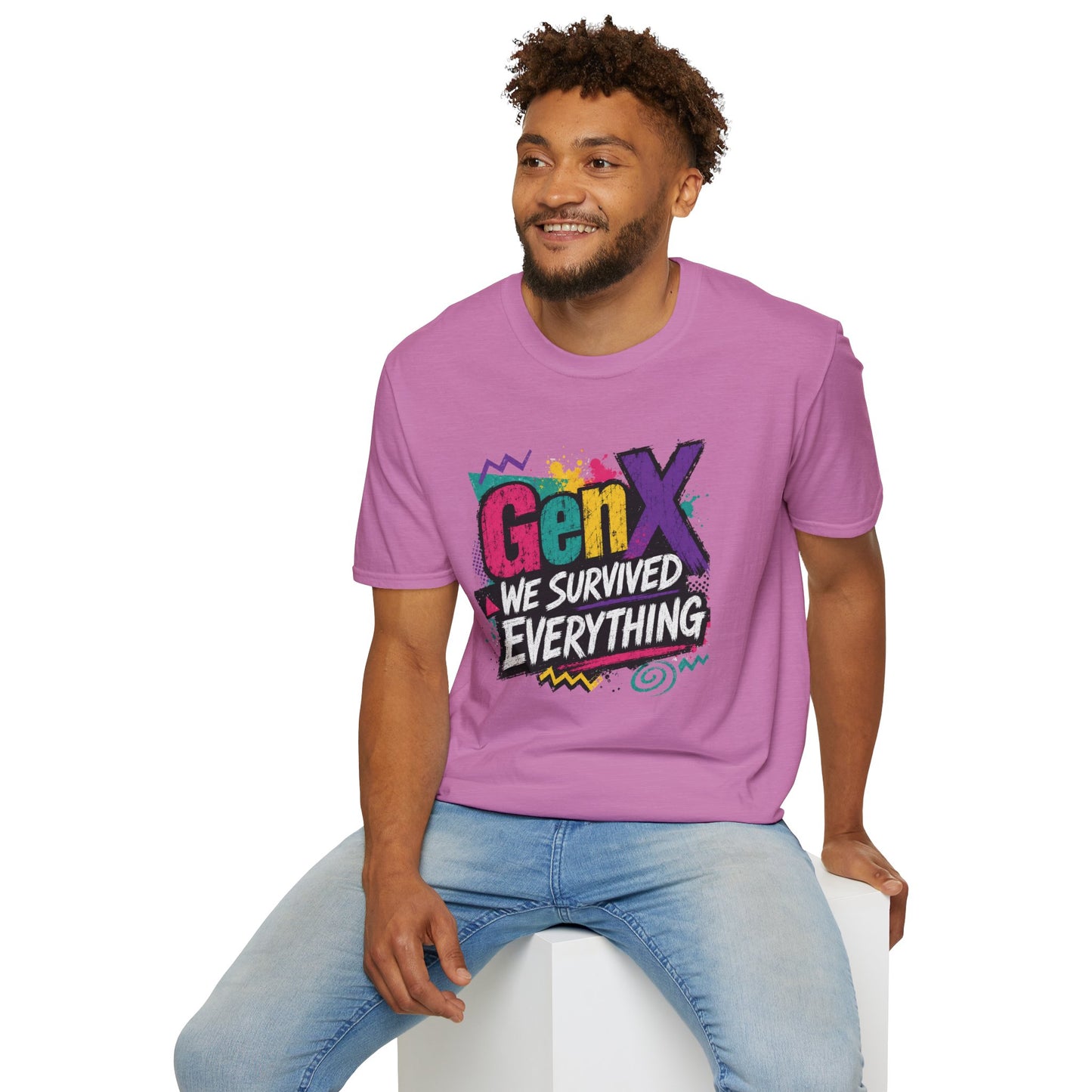 Gen X We Survived Everything T-Shirt | 90s Retro Graphic Tee