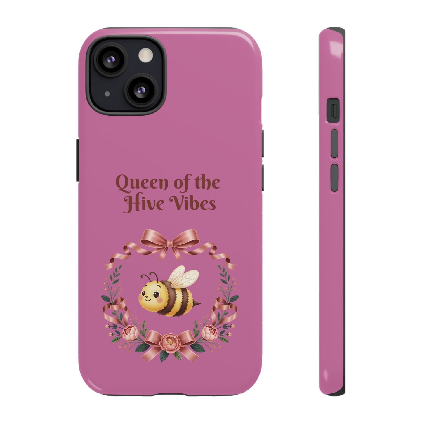 Queen of the Hive Bee Phone Case | Cute Floral Bee iPhone Case