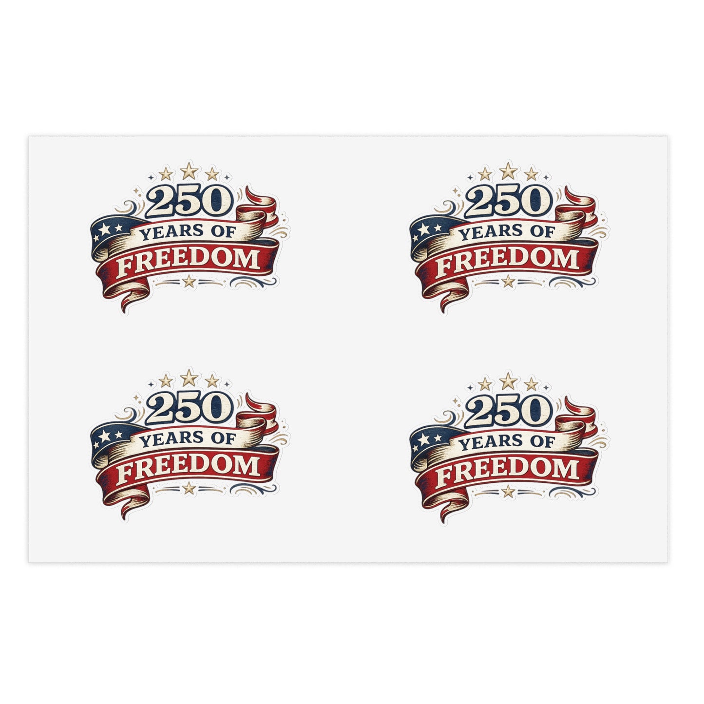 America 250th Anniversary Semiquincentennial Stickers | Freedom Sticker Sheets