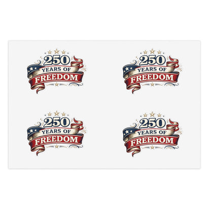 America 250th Anniversary Semiquincentennial Stickers | Freedom Sticker Sheets