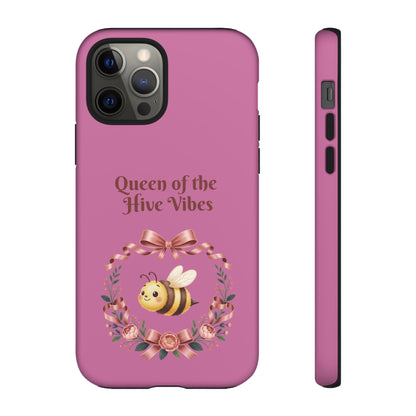 Queen of the Hive Bee Phone Case | Cute Floral Bee iPhone Case