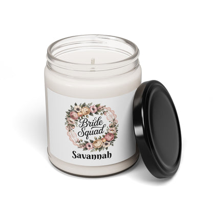 Bride Squad Candle | Soy Candle, Personalized Name Option