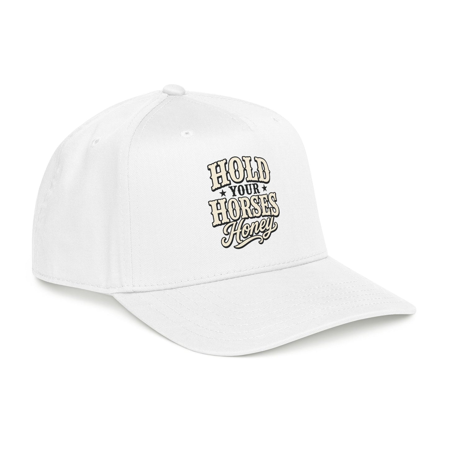 Hold Your Horses Honey Mid Profile Baseball Cap | Western Rodeo Cowboy