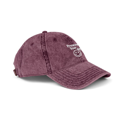 Embroidered Cap, Vintage Baseball Hat Protect Your Joy, Dad Hat, Retro Cap, Distressed Hat, Women's Cap, Gift for Him, Summer Hat
