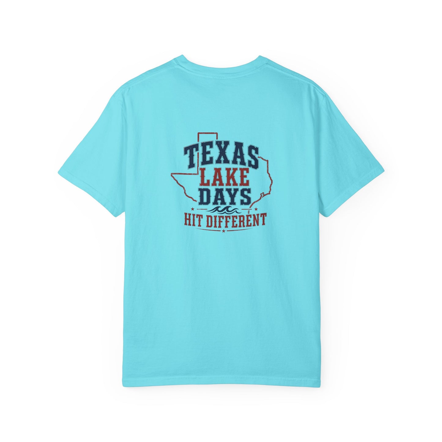 Texas Lake Days Hit Different T-shirt | State Outline Lake Life