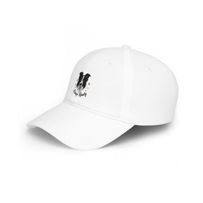 Border Collie 'Always Ready' Embroidered Baseball Cap