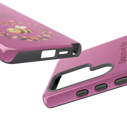 Queen of the Hive Bee Phone Case | Cute Floral Bee iPhone Case
