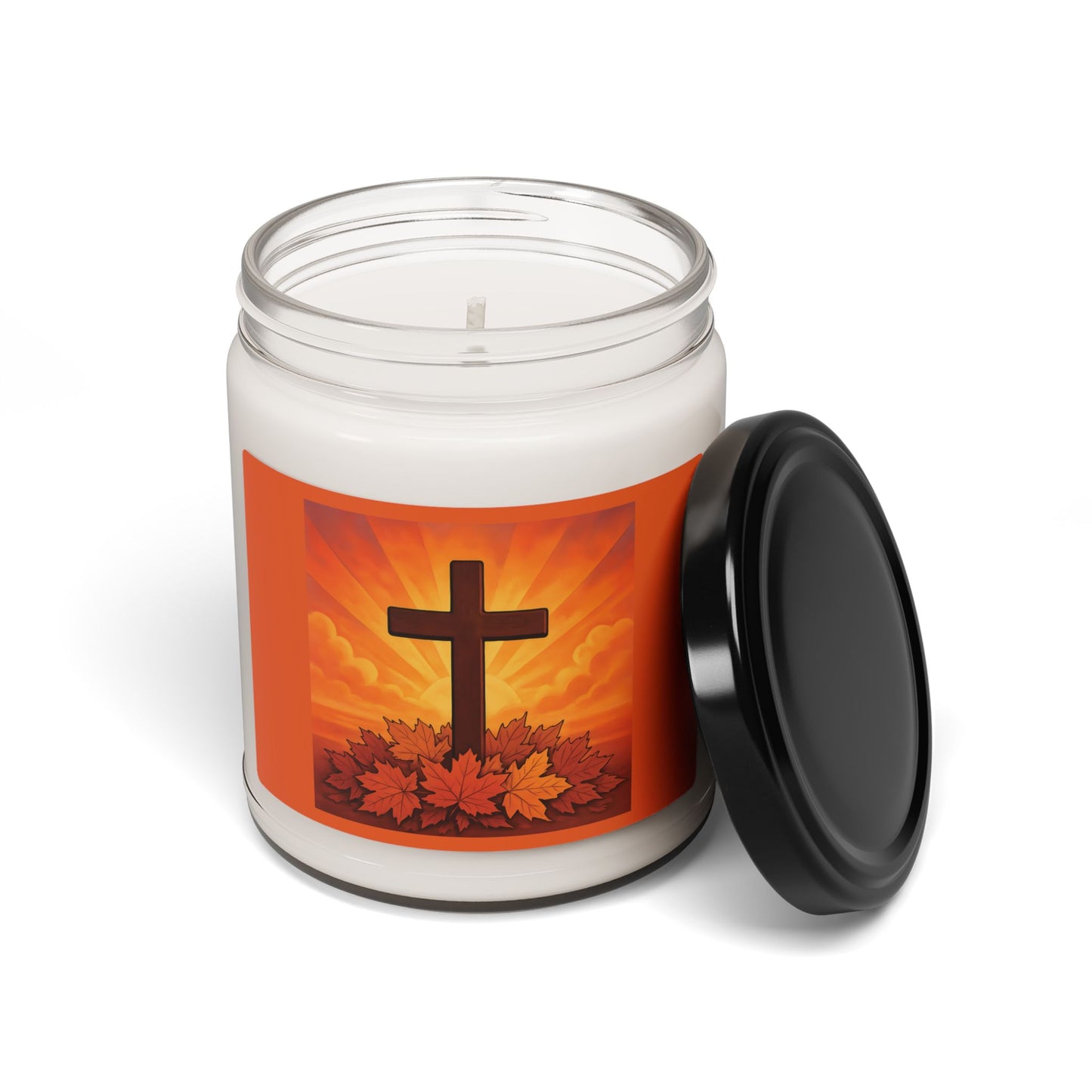 Inspirational Autumn Scented Soy Candle | Fall Decor, Christian Gifts, Thanksgiving Centerpiece, Home Fragrance