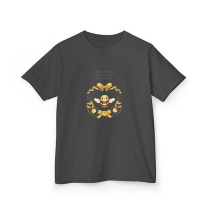 Bee Kind Bee Silly Bee You Kids T-Shirt | Cute Bee Wreath Design