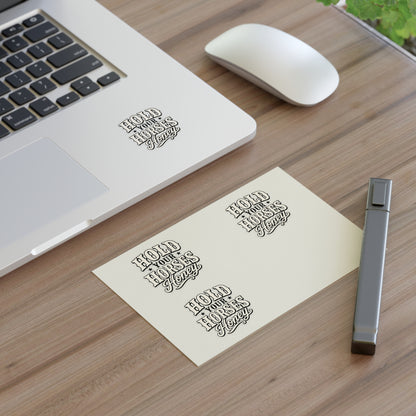 Hold Your Horses Honey Sticker Sheet | Western Retro Phrase Stickers