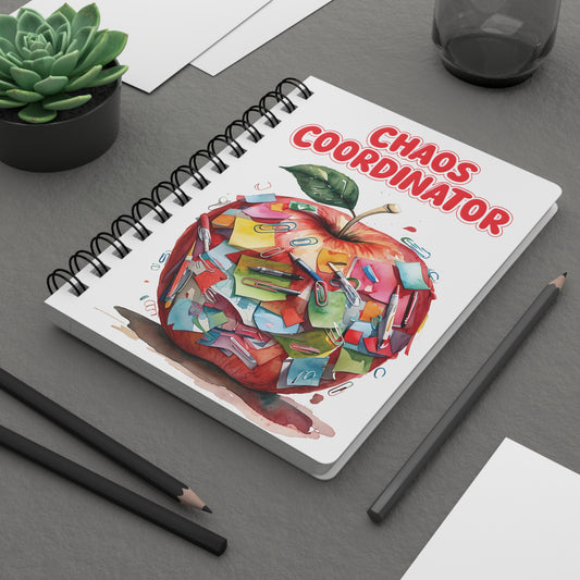 Chaos Coordinator Spiral Notebook - Teacher Gift - Back to School