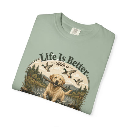 Life Is Better with a Labrador T-shirt | Lab Dog Design