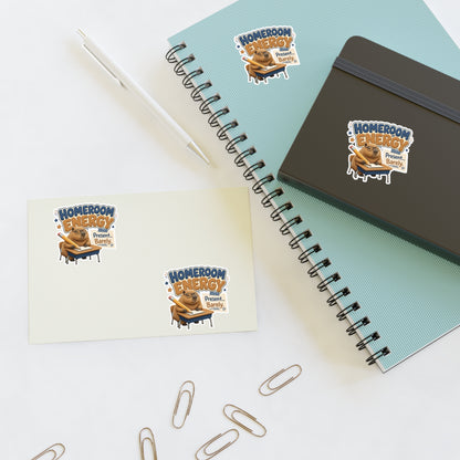Homeroom Energy Present Barely Capybara sticker | Kiss-Cut Sticker