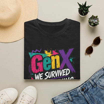 Gen X We Survived Everything T-Shirt | 90s Retro Graphic Tee