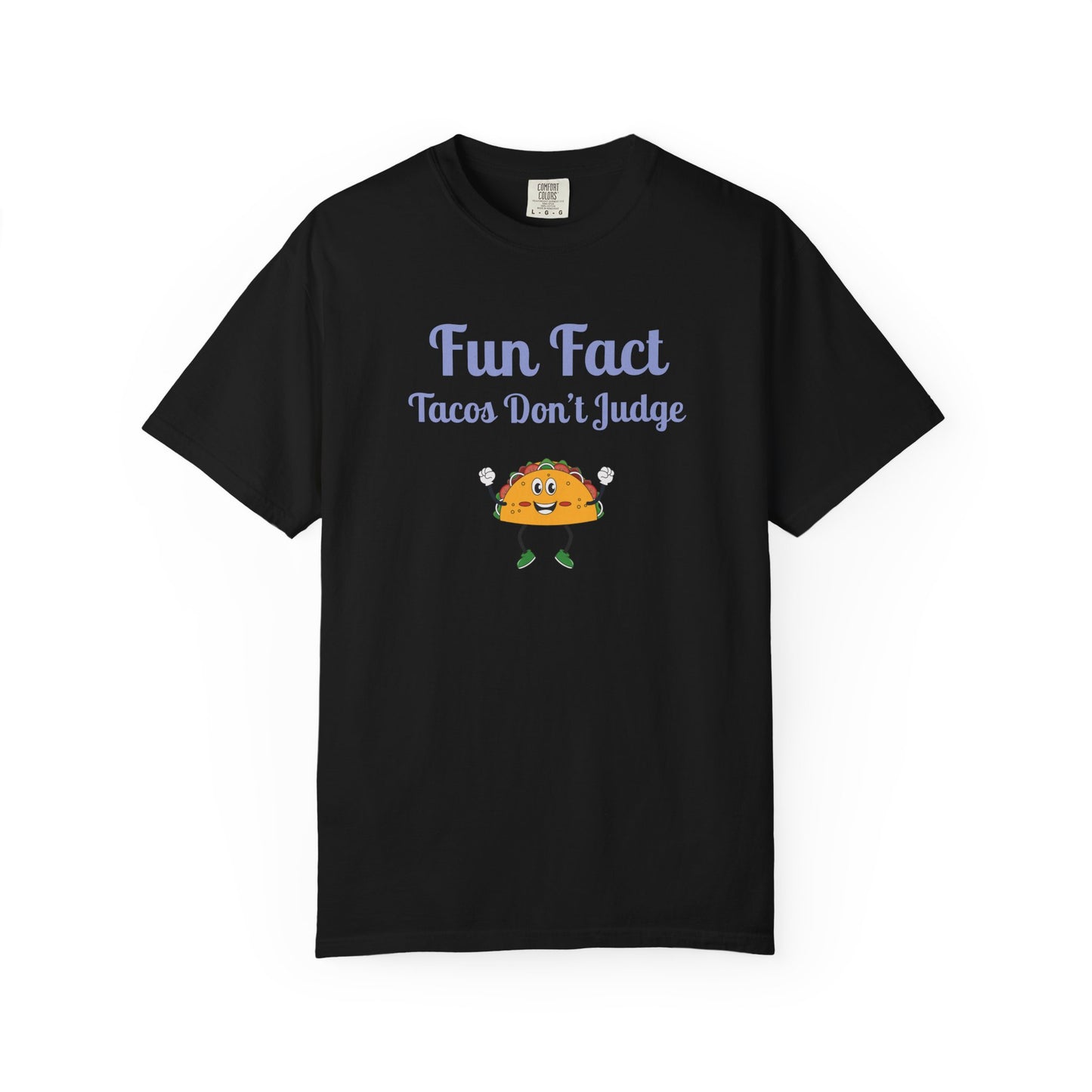 Fun Fact Taco Unisex Tee - Humorous Foodie Shirt, Gift for Taco Lovers, Casual Wear, Cute Graphic Tee