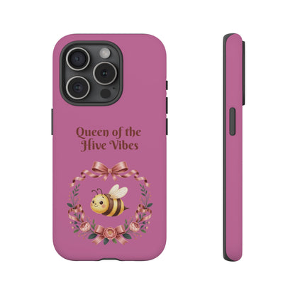 Queen of the Hive Bee Phone Case | Cute Floral Bee iPhone Case