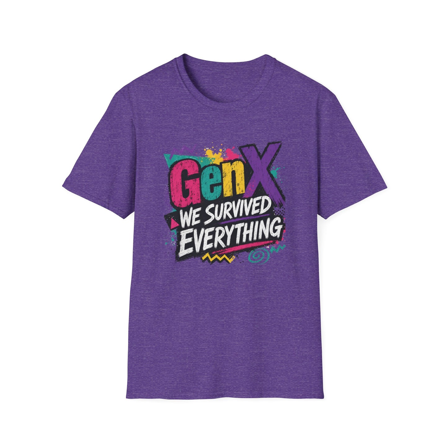 Gen X We Survived Everything T-Shirt | 90s Retro Graphic Tee
