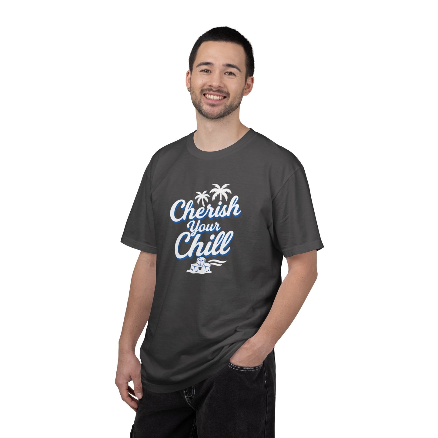 Cherish Your Chill T-Shirt, Unisex Relaxed Fit Tee, Beach Vibes Shirt, Summer Casual Wear, Gift for Friends, Vacation Essentials