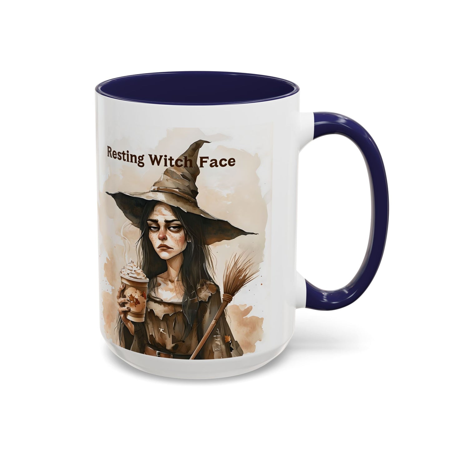 Resting Witch Face Coffee Mug - Halloween Mug, Funny Mug, Witch Mug, Halloween Gift, Coffee Lover Gift