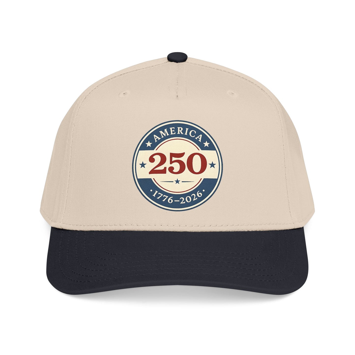 America 250 1776-2026 Patch Mid Profile Baseball Cap | 250th Anniversary Celebration