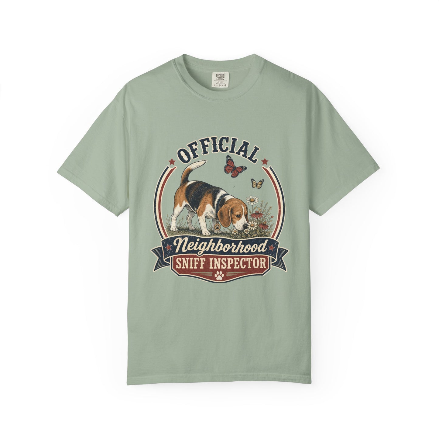 Official Neighborhood Sniff Inspector Beagle T-Shirt | Dog Lover Tee