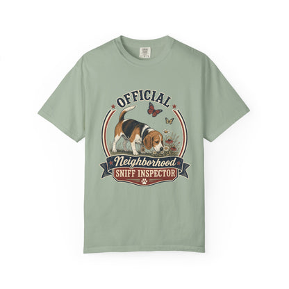 Official Neighborhood Sniff Inspector Beagle T-Shirt | Dog Lover Tee