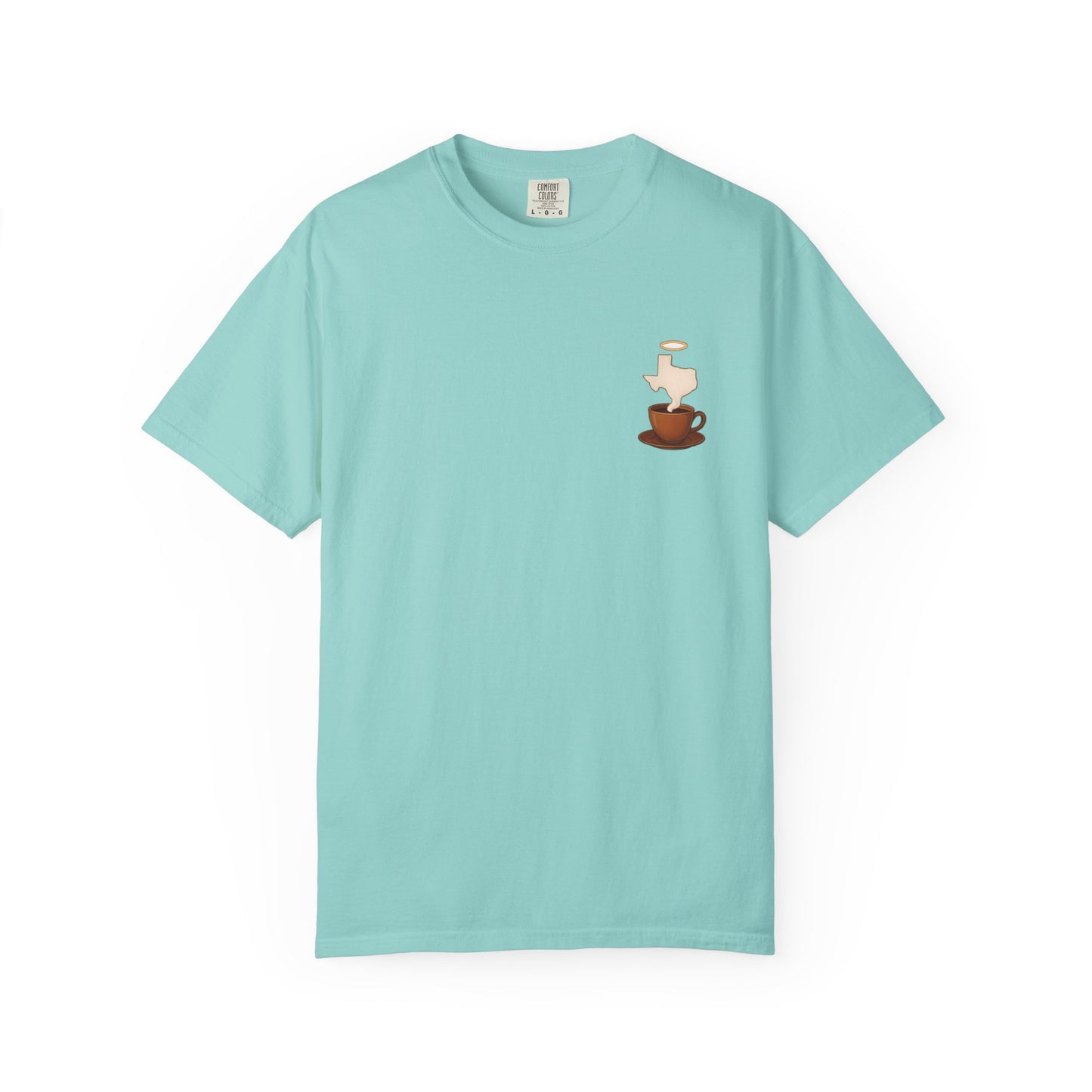 Blessings Brewed T-Shirt, Faith-Inspired Tee, Coffee Lover Gift, Texas Pride Apparel, Unisex Casual Wear