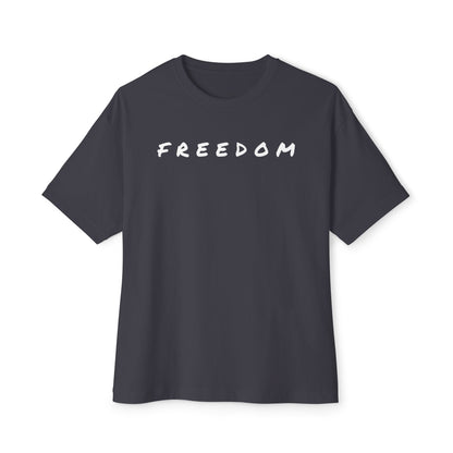 Freedom & Faith Unisex Oversized Tee, Summer Vibes Tee, Casual Gift, Patriotic Apparel, Faith-Based Outfit