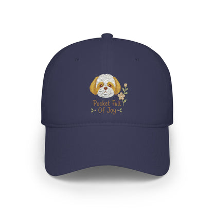 Pocket Full of Joy Shih Tzu Embroidered Cap