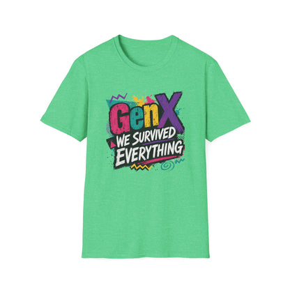 Gen X We Survived Everything T-Shirt | 90s Retro Graphic Tee