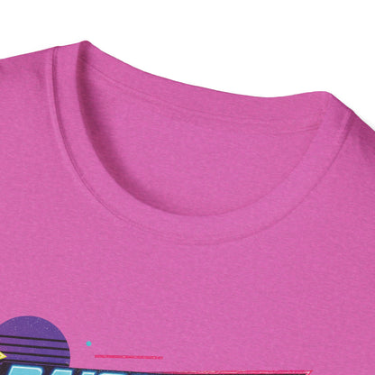 Raised on Jesus & Hose Water T-Shirt | Retro Neon Christian Faith Graphic