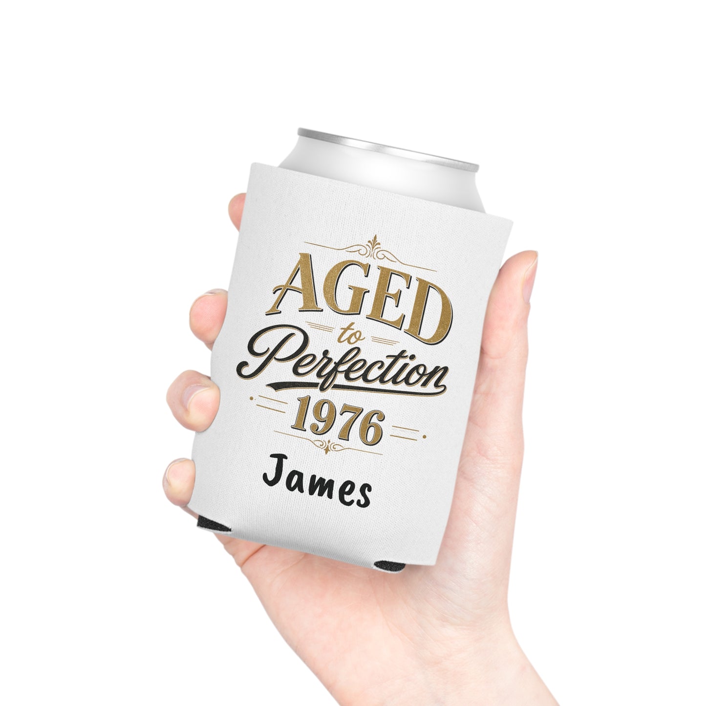 Aged to Perfection 1976 Can Cooler | Personalized Name