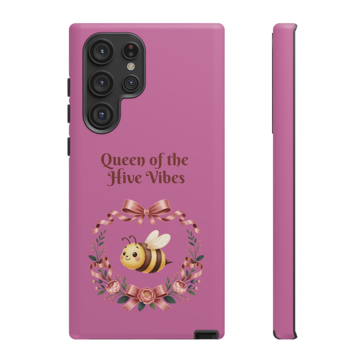 Queen of the Hive Bee Phone Case | Cute Floral Bee iPhone Case