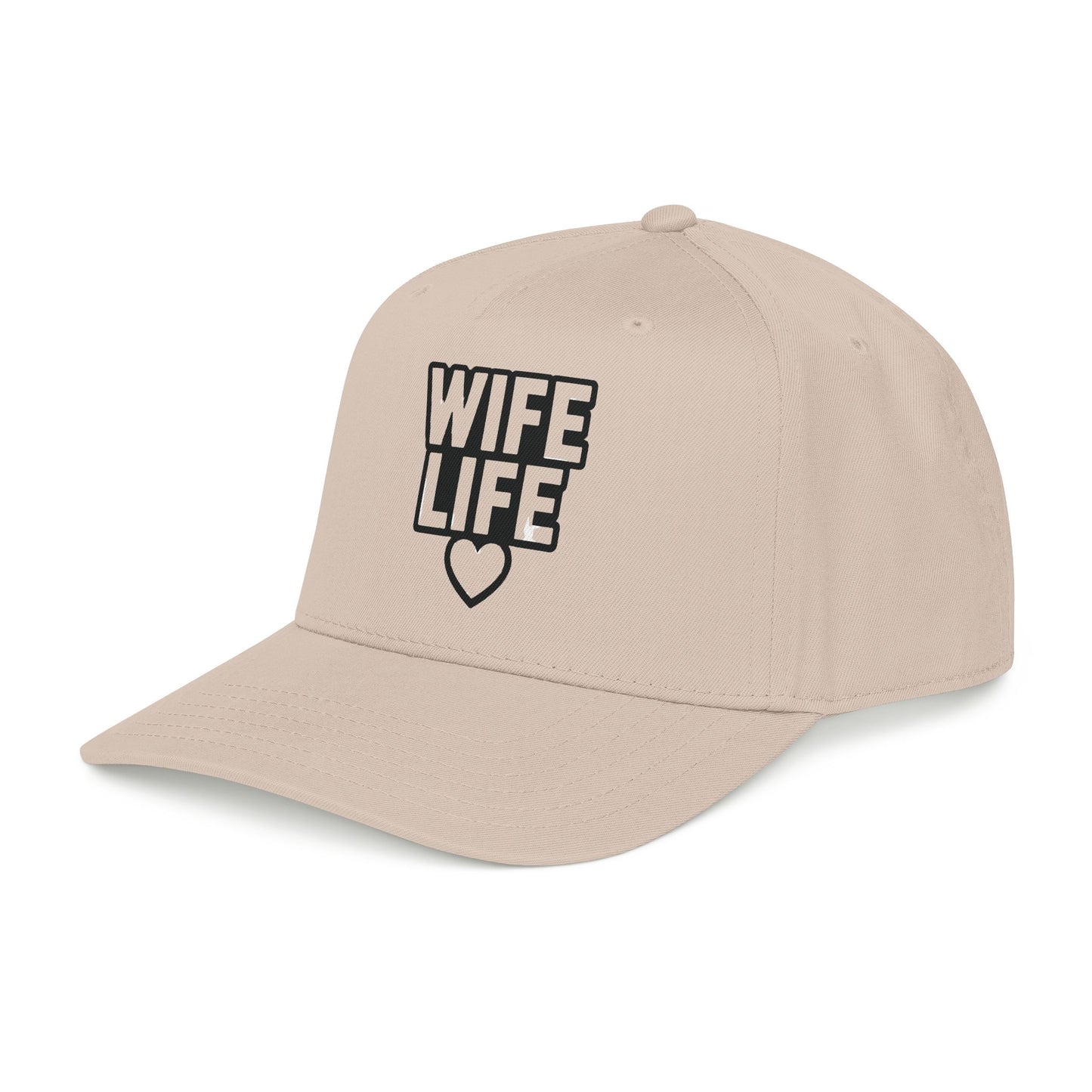 Wife Life Mid Profile Baseball Cap | Wife Life Baseball Hat