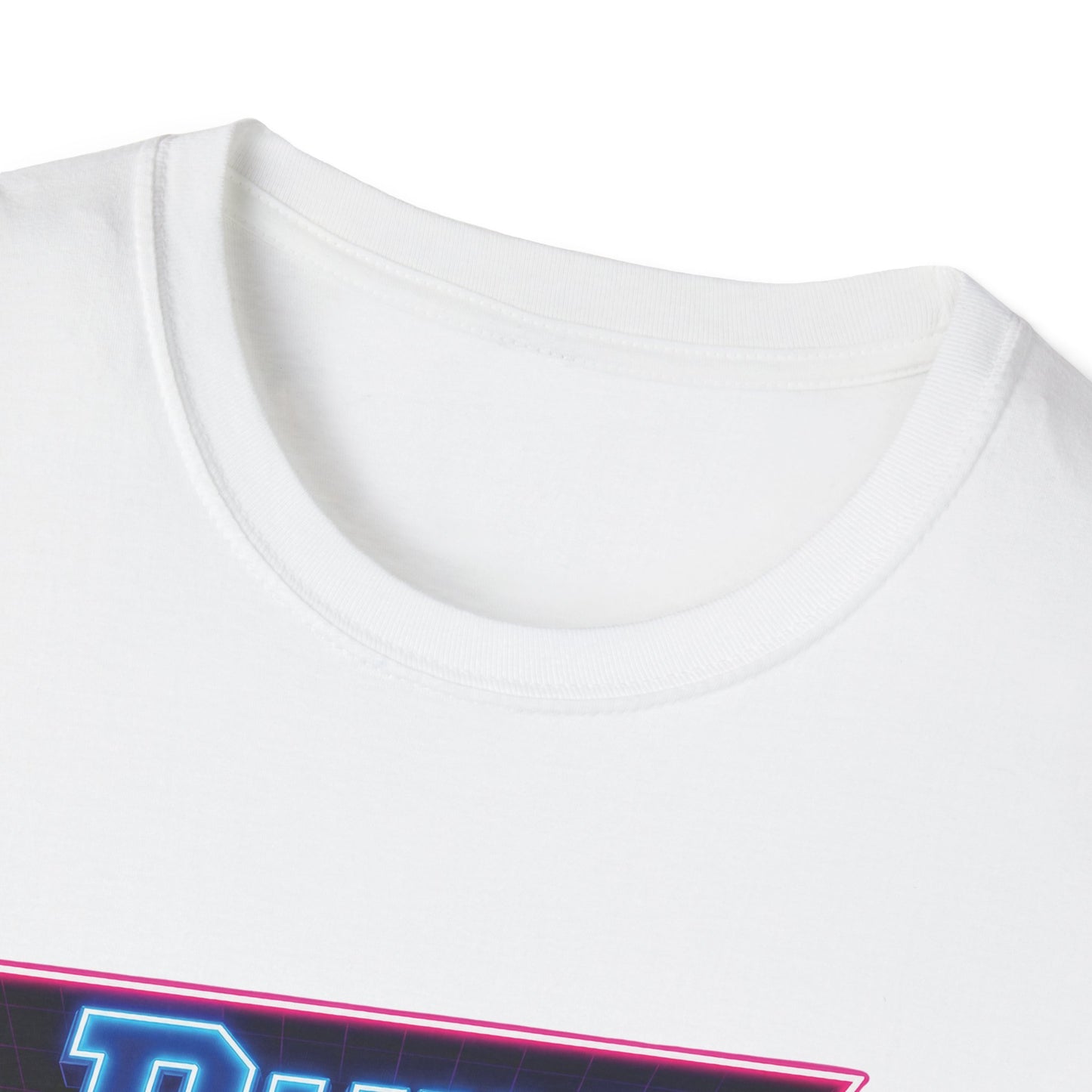 Built Different Raised Offline T-Shirt | Retro 80s Neon Graphic Tee