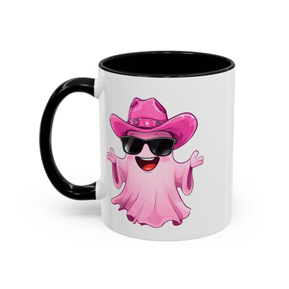 Playful Ghost Coffee Mug - Fun Halloween Drinkware, Cute Gift for Ghost Lovers, Perfect for Fall, Coffee Lovers, Halloween Decor