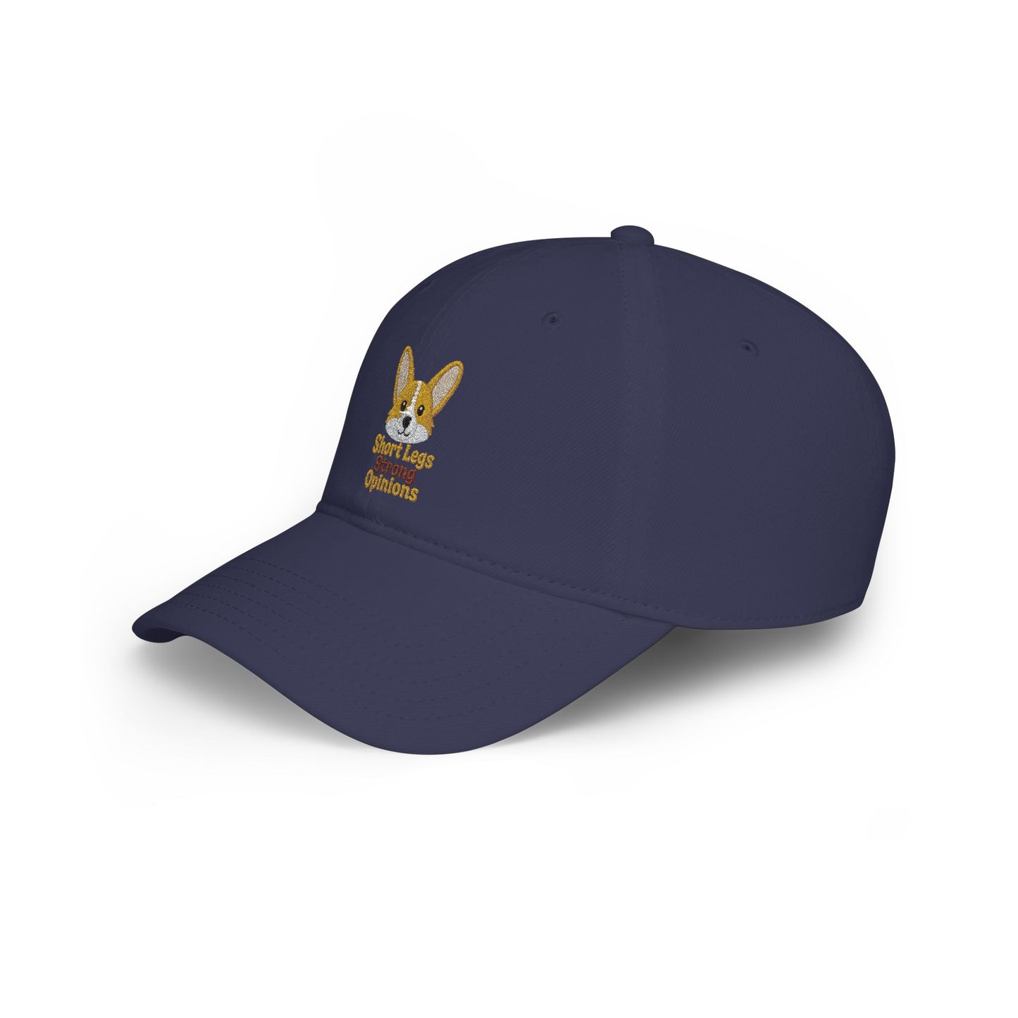 Short Legs Big Opinions Cap | Corgi Embroidered Dad Hat