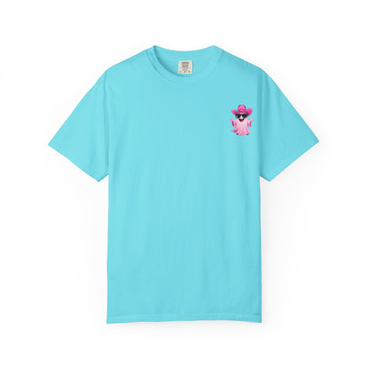 Bride Saddle Up Ghost T-shirt - Fun Unisex Tee for Weddings, Bachelorette Parties, Halloween, Unique Gift for Brides